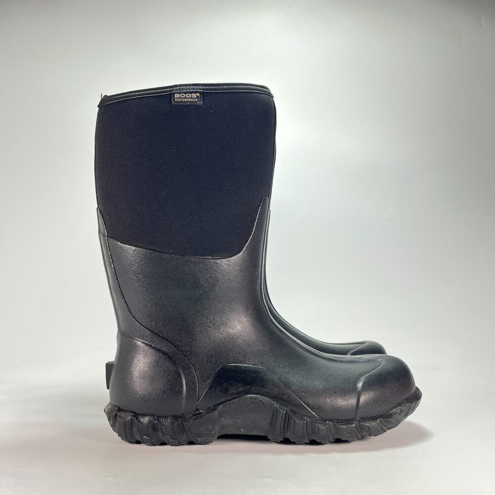 Bogs Classic High Black Waterproof Insulated Boots 60142-001 Men’s Size 14